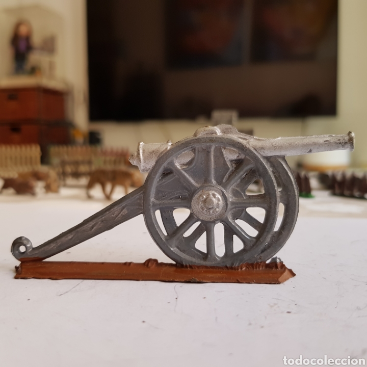 Juguetes Antiguos: Ca&ntilde;on plomo 3. 10&times;4cm