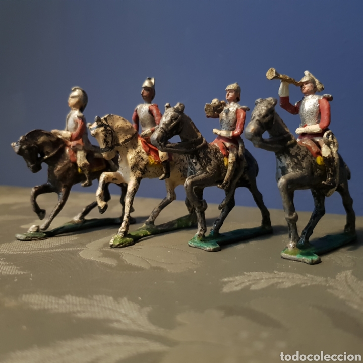 Jogos Antigos: Soldados de plomo 3. 4 jinetes, Casanellas. Ver descripci&oacute;n