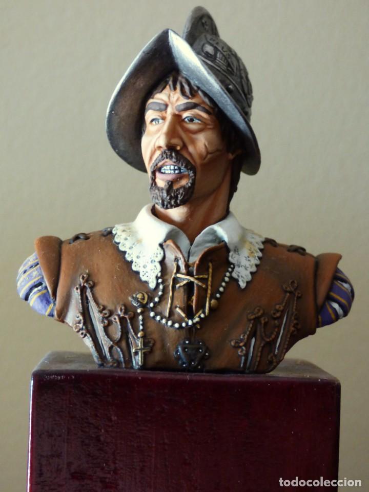 Juguetes Antiguos: BUSTO DE CONQUISTADOR ESPA&Ntilde;OL S. XVI, DE LA CASA E. M. BENEITO