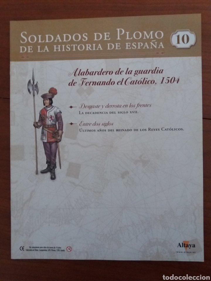 Giochi Antichi: Soldados de plomo de la historia de Espa&ntilde;a Altaya. Fasc&iacute;culo 10
