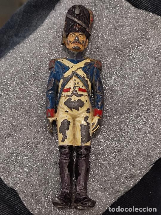 Jogos Antigos: NAPOLEONICO SOLDADO PLOMO ANTIGUO 11 CMS PERDIDAS DE PINTURA PRECIOSO