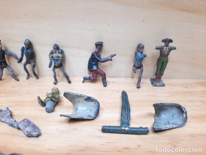 Juguetes Antiguos: FIGURAS ANTIGUAS PLOMO lote variado accesorios CAPELL CASANELLAS EULOGIO TEO (lote 14))) - Foto 3 - 279481918