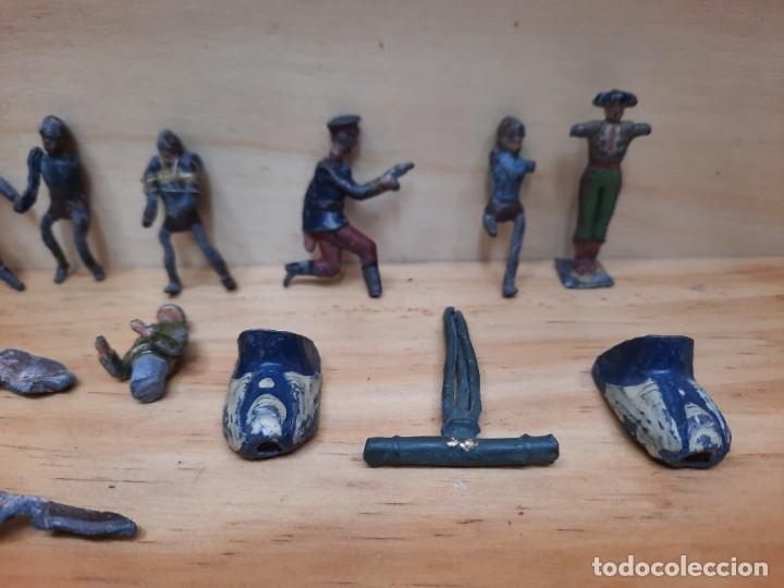 Juguetes Antiguos: FIGURAS ANTIGUAS PLOMO lote variado accesorios CAPELL CASANELLAS EULOGIO TEO (lote 14))) - Foto 7 - 279481918