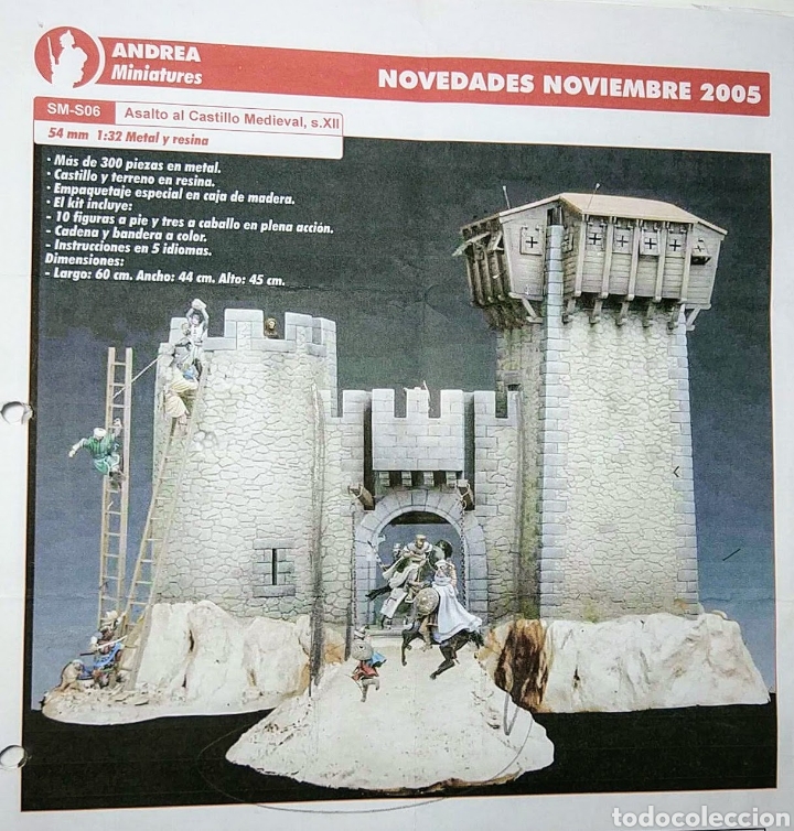 Jogos Antigos: ASEDIO AL CASTILLO MEDIEVAL .54mm .