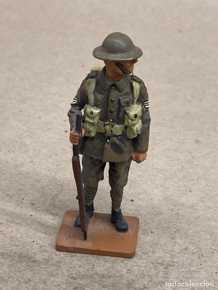 Jogos Antigos: Figura de plomo Infantry Sergeant UK-1916 del Prado collection: