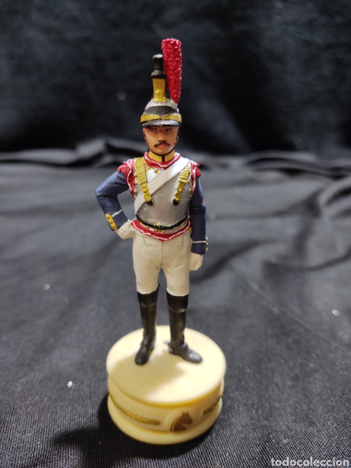 Juguetes Antiguos: Soldado plomo, coracero del 9&deg; rgto.85mm