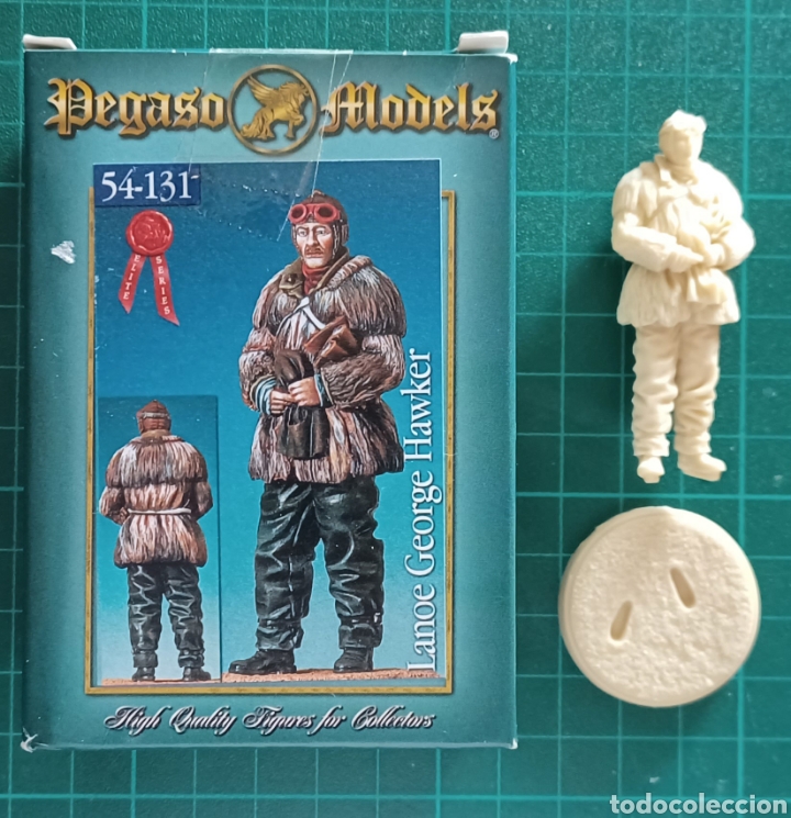 Juguetes Antiguos: PEGASO MODEL 54m - Lanoe George Hawker. Piloto WW1.