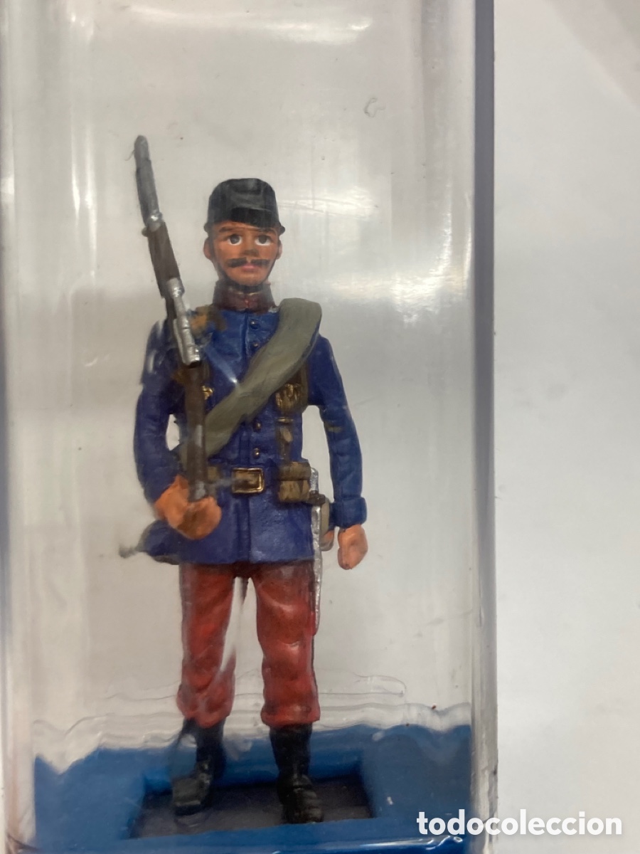 Altes Spielzeug: Soldadito de plomo en cajita