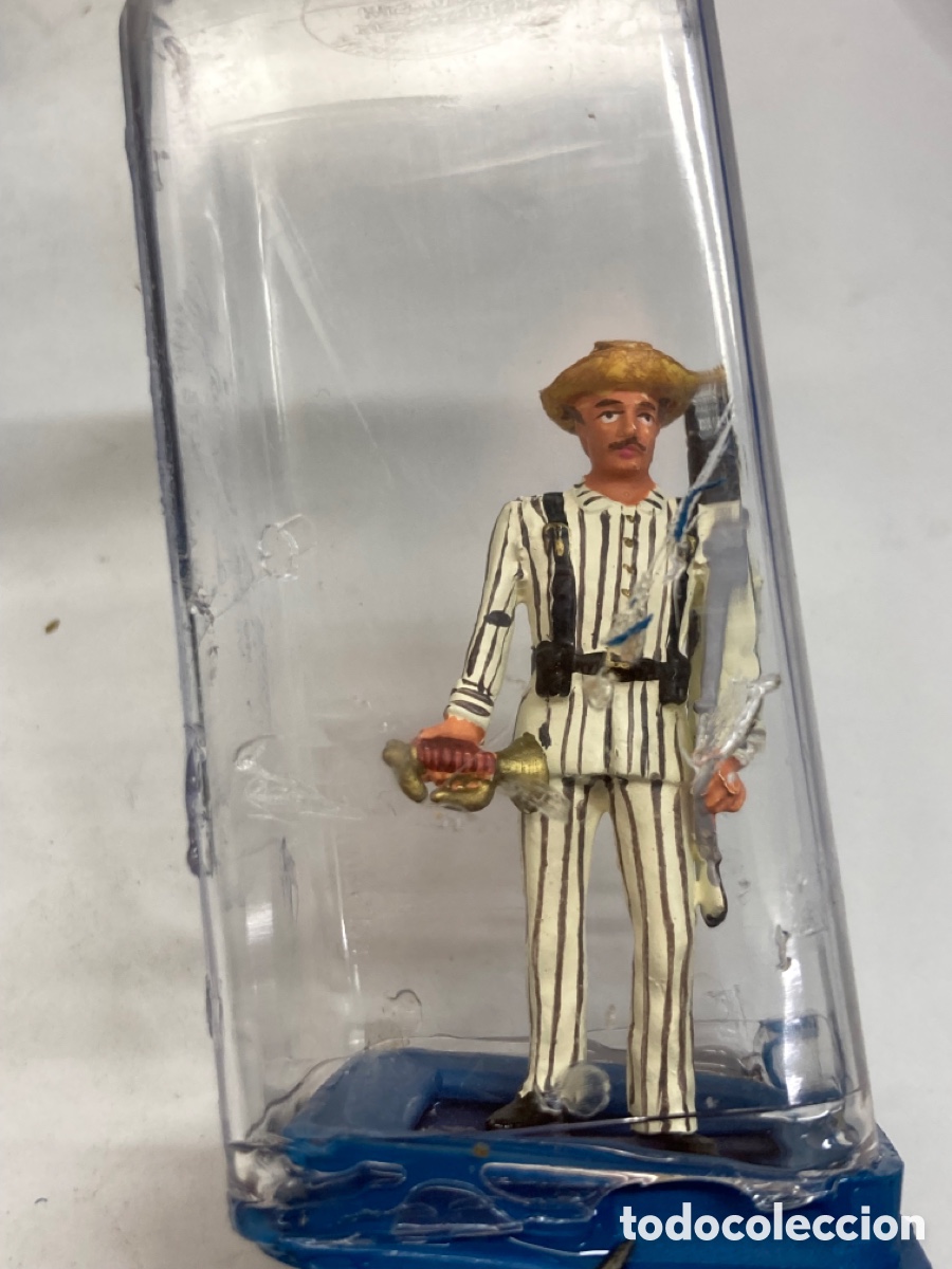 Altes Spielzeug: Soldadito de plomo en cajita