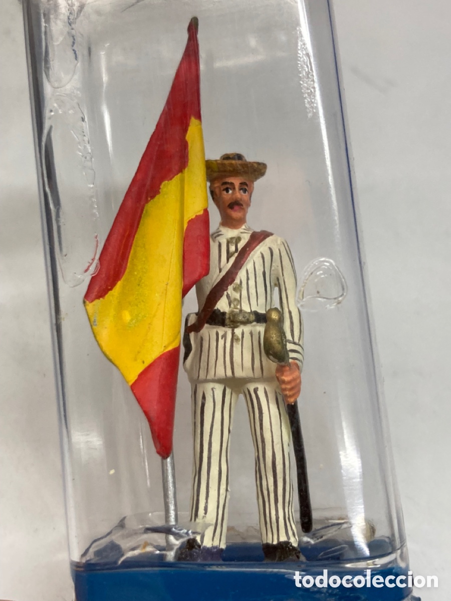 Altes Spielzeug: Soldadito de plomo en cajita