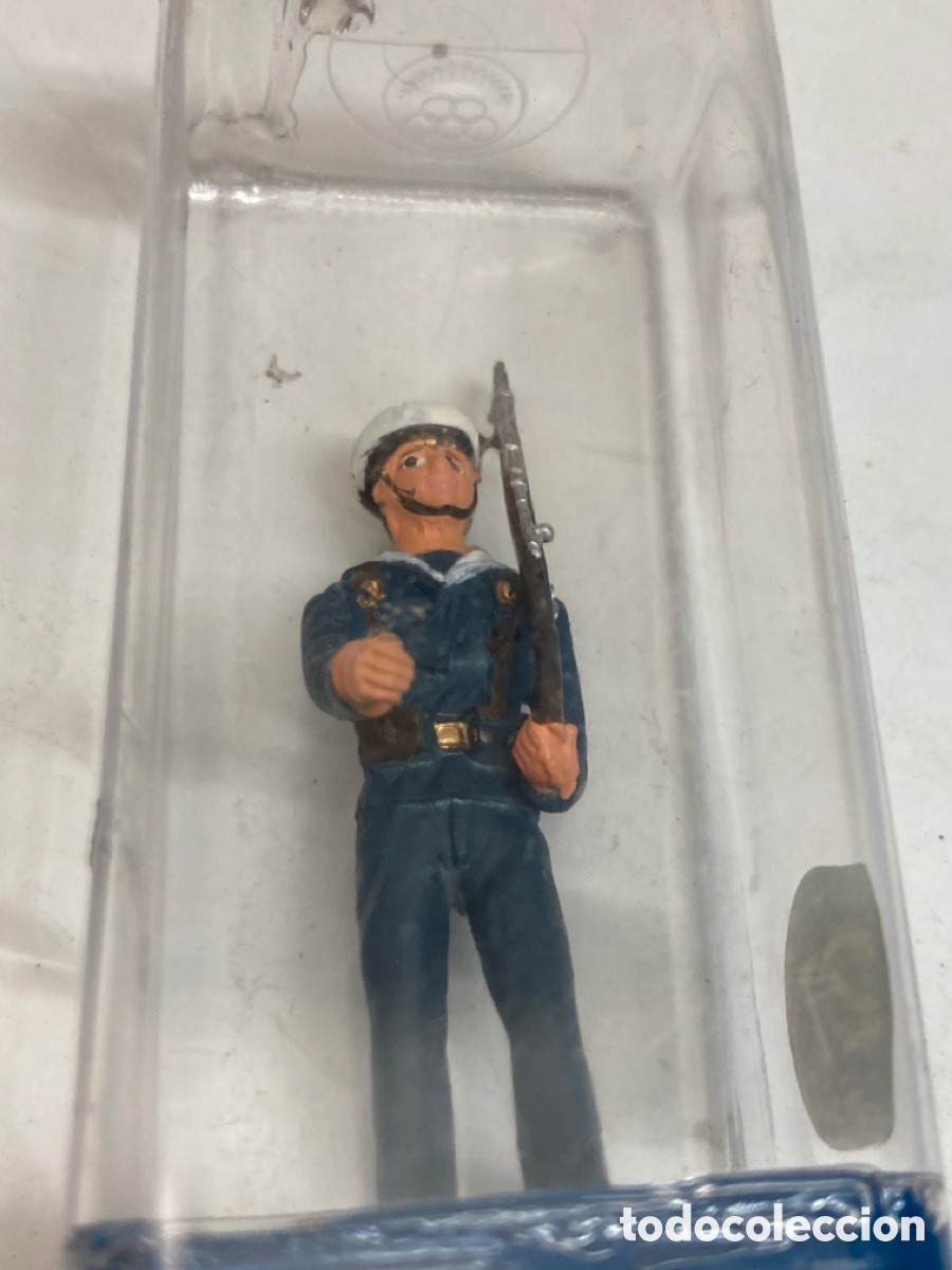 Altes Spielzeug: Soldadito de plomo en cajita