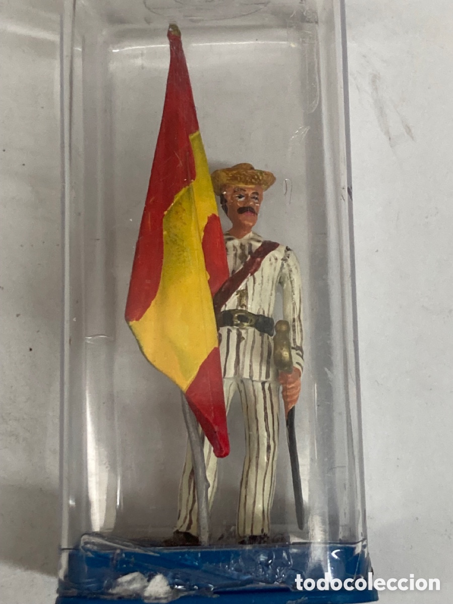 Altes Spielzeug: Soldadito de plomo en cajita