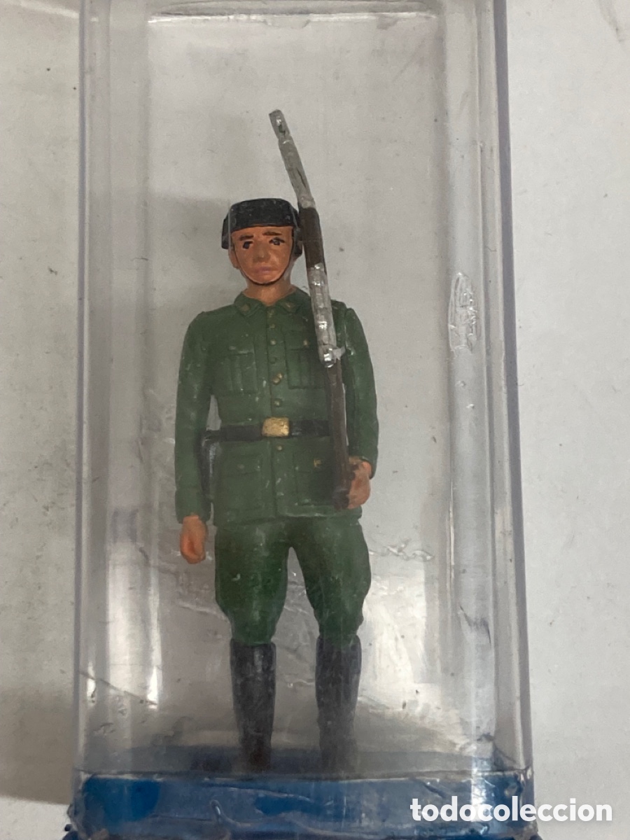 Altes Spielzeug: Soldadito de plomo en cajita