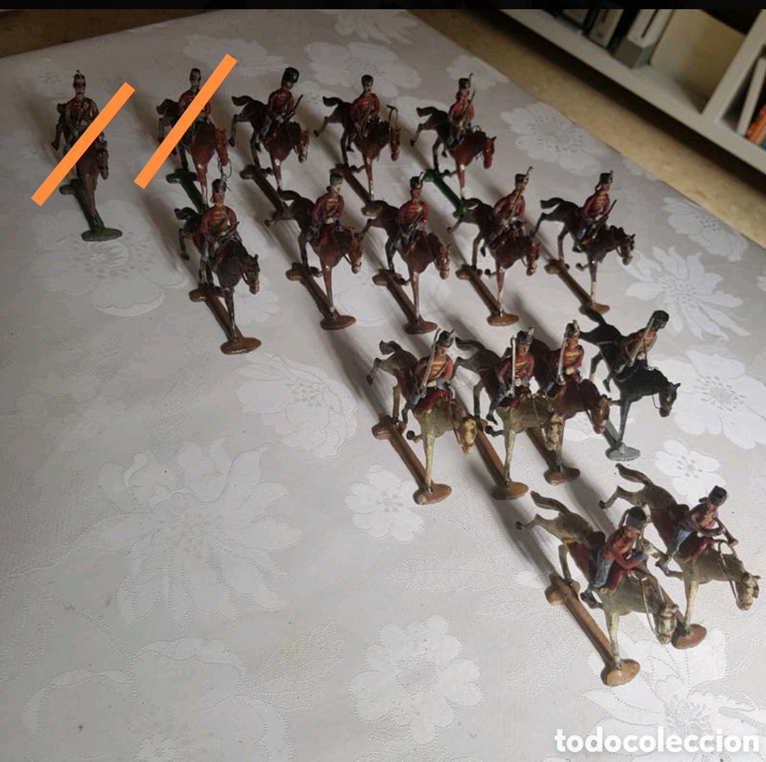 Altes Spielzeug: PRECIO UNIDAD.Ver descripci&oacute;n para conjunto. Soldados de los h&uacute;sares de pavia.