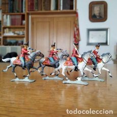 Juguetes Antiguos: MAGNIFICO LOTE DE SANQUEZ - HUSARES DE PAVIA - 45MM - SOLDADITOS DE PLOMO - CARLOS I