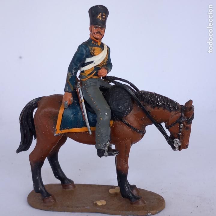 Altes Spielzeug: Del prado - Cabo ruso de lanceos, Husar de Ingermanland, Crimea 1854.