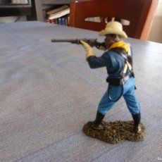 Juguetes Antiguos: BUFFALO SOLDIERS CAVALRY U.S.A. ESCALA 1/30 KING & COUNTRY METAL PAINTED FIGURE
