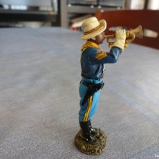 Juguetes Antiguos: BUFFALO SOLDIERS CAVALRY U.S.A. ESCALA 1/30 KING & COUNTRY METAL PAINTED FIGURE