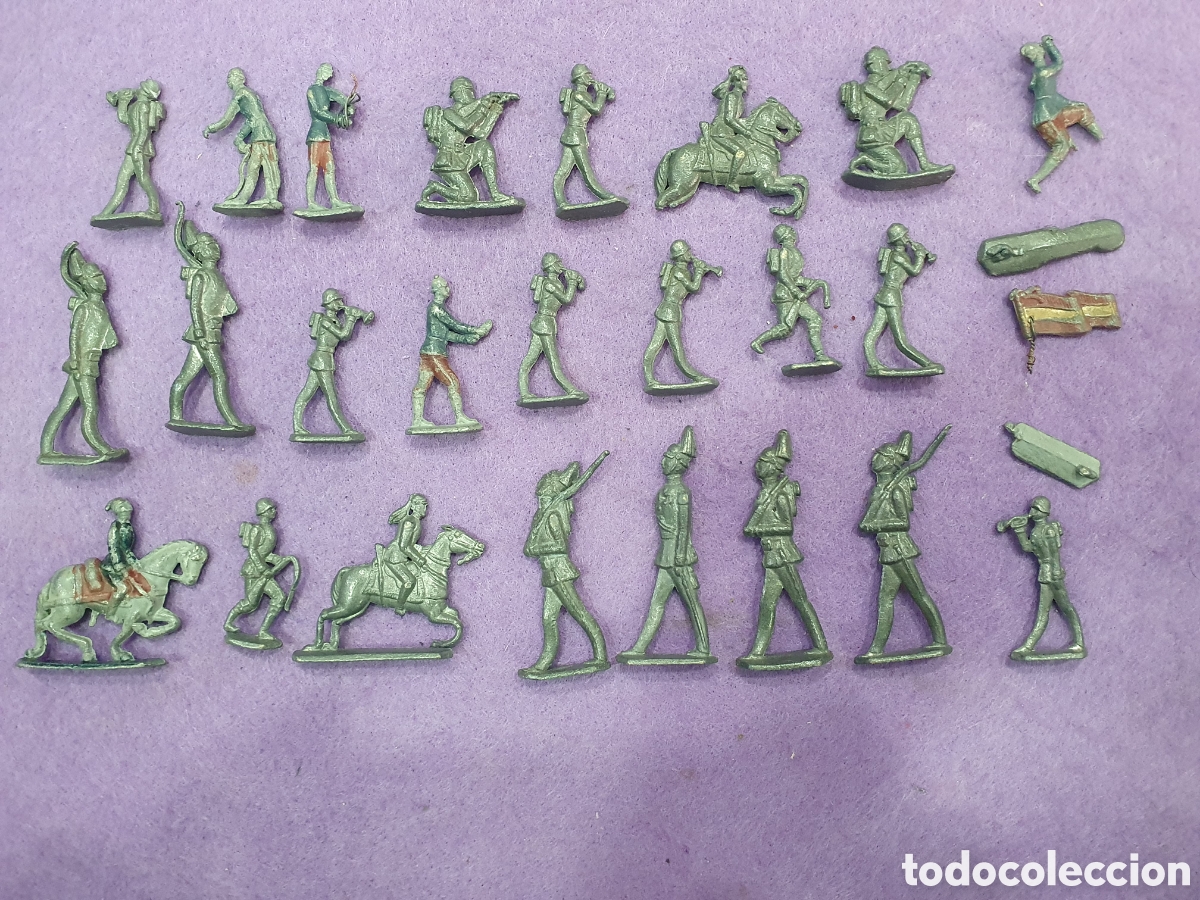 Altes Spielzeug: Lote de soldados de plomo muy antiguos. (L122)
