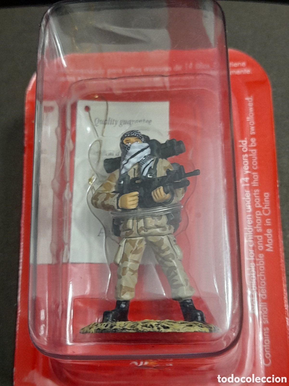 Juguetes Antiguos: Figura soldadito de plomo, fuerzas especiales del aire UK, de Altaya