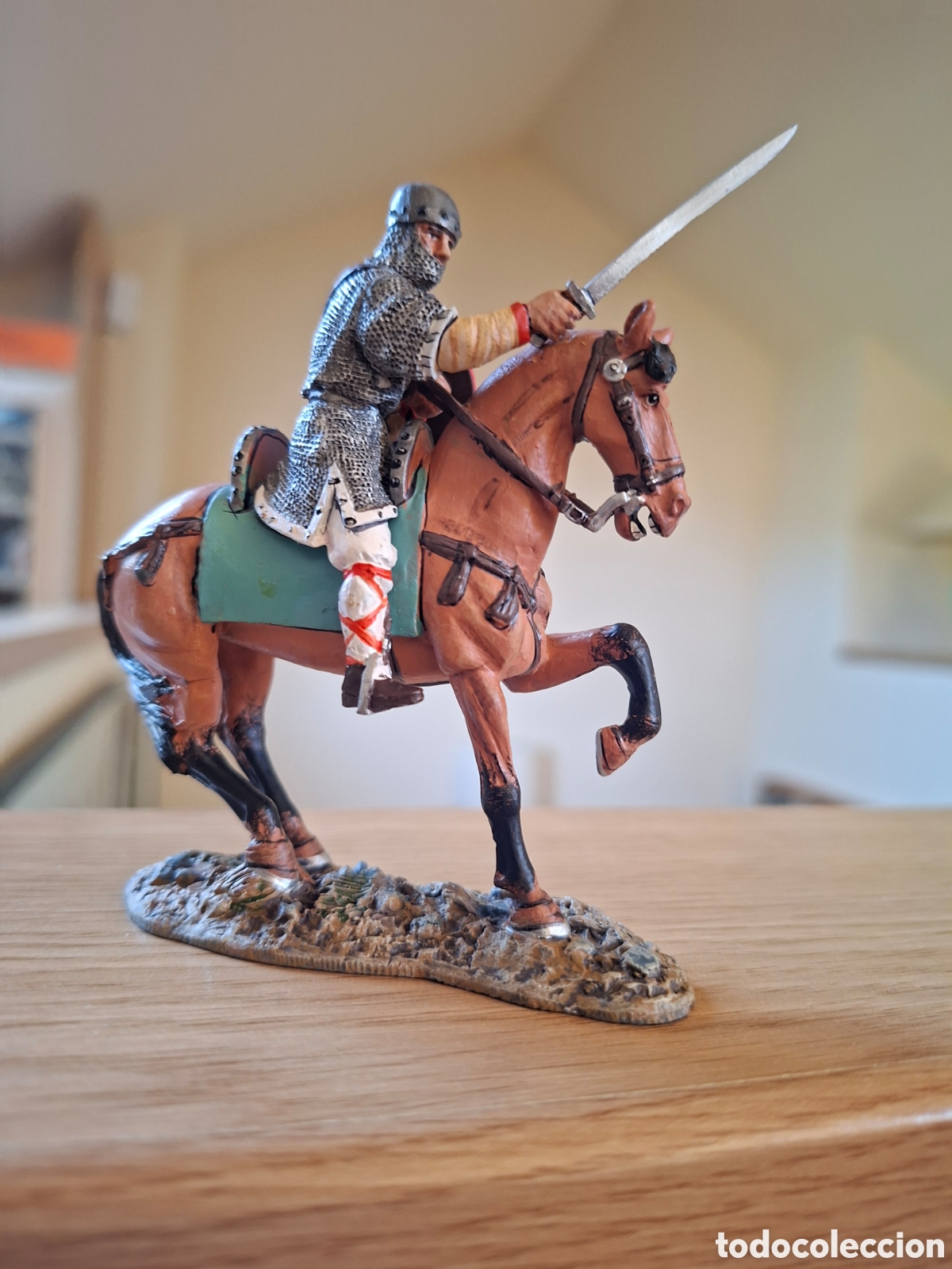 Juguetes Antiguos: FIGURA DE CABALLERO MEDIEVAL de DEL PRADO : CABALLERO LOMBARDO, siglo XI