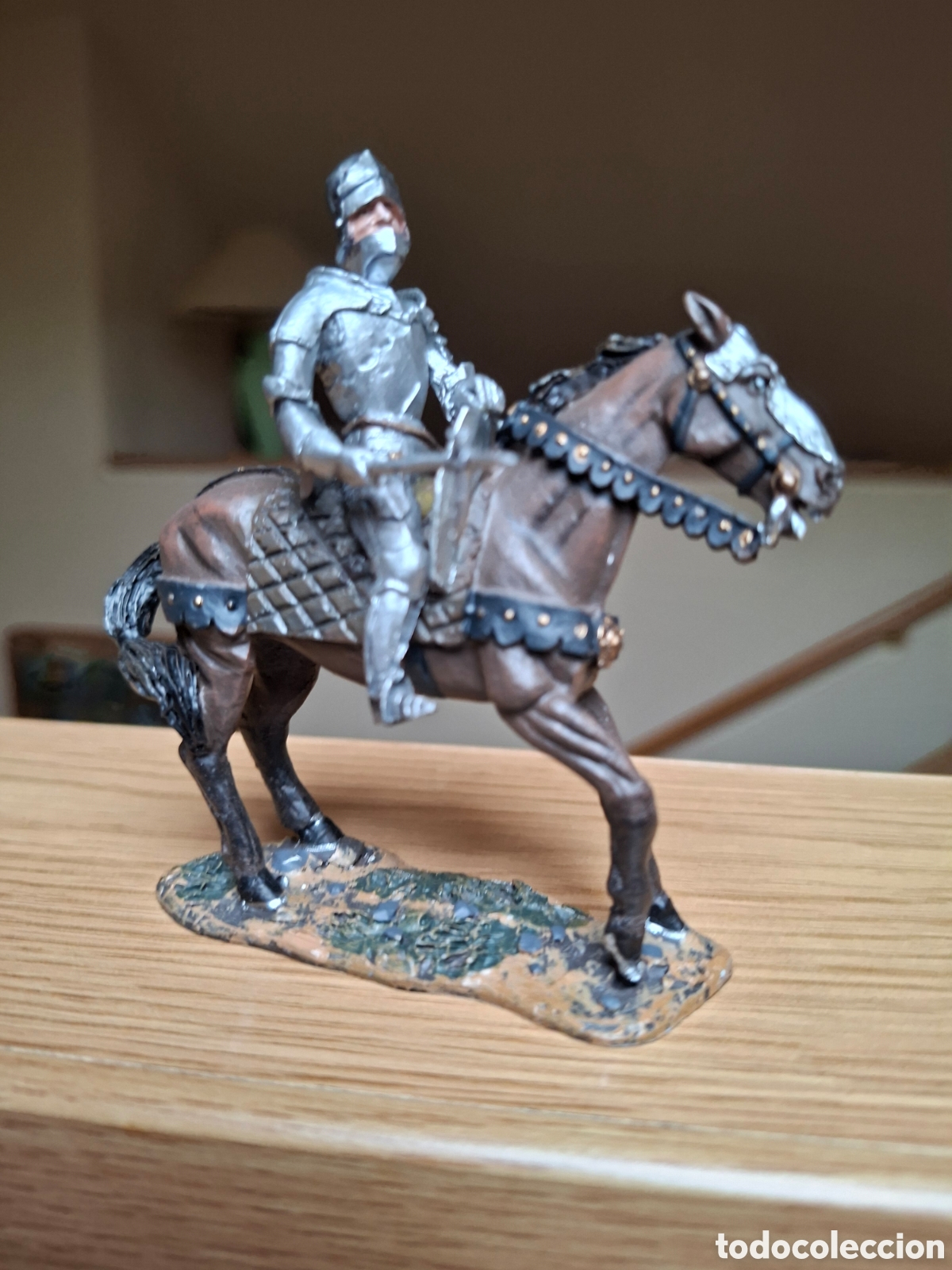 Juguetes Antiguos: FIGURA DE CABALLERO MEDIEVAL de DEL PRADO : MAN AT ARMS, BATTLE of TOWTON, 1461