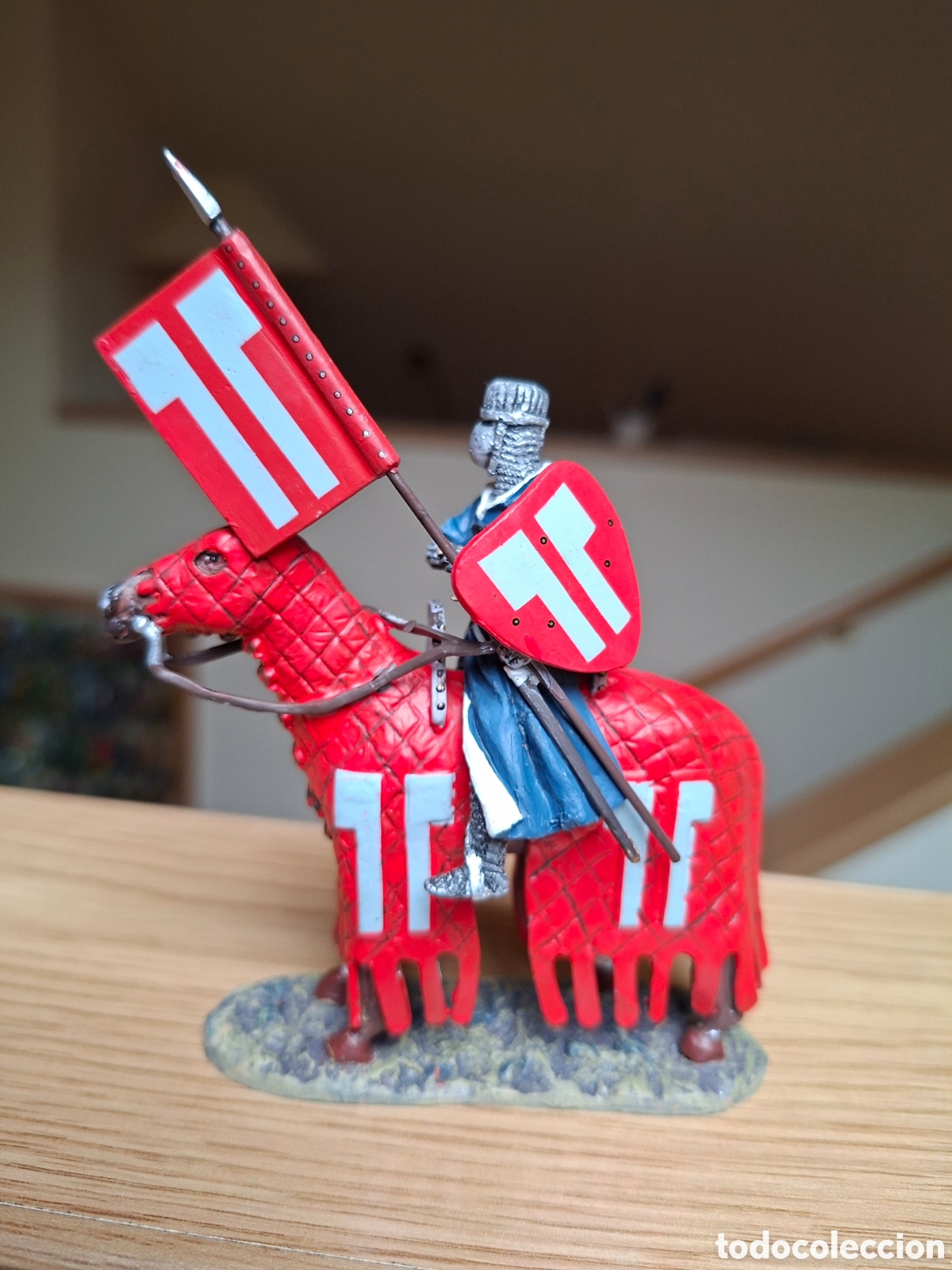 Jeux Anciens: FIGURA DE CABALLERO MEDIEVAL de DEL PRADO : WOLFRAM VON ESCHENBACH. GERMANY, c 1200