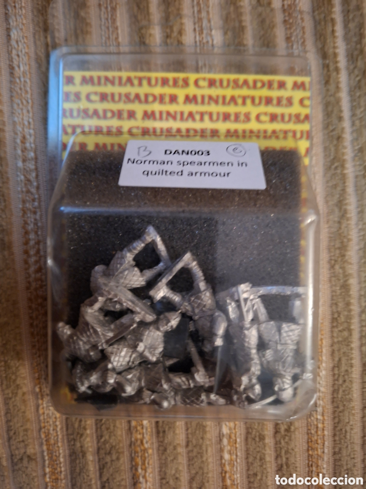 Juguetes Antiguos: FIGURAS de LANCEROS NORMANDOS CON ARMADURA ACOLCHADA