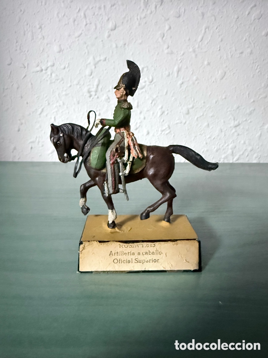 Juguetes Antiguos: Soldado a caballo Jos&eacute; Almirall 54MM