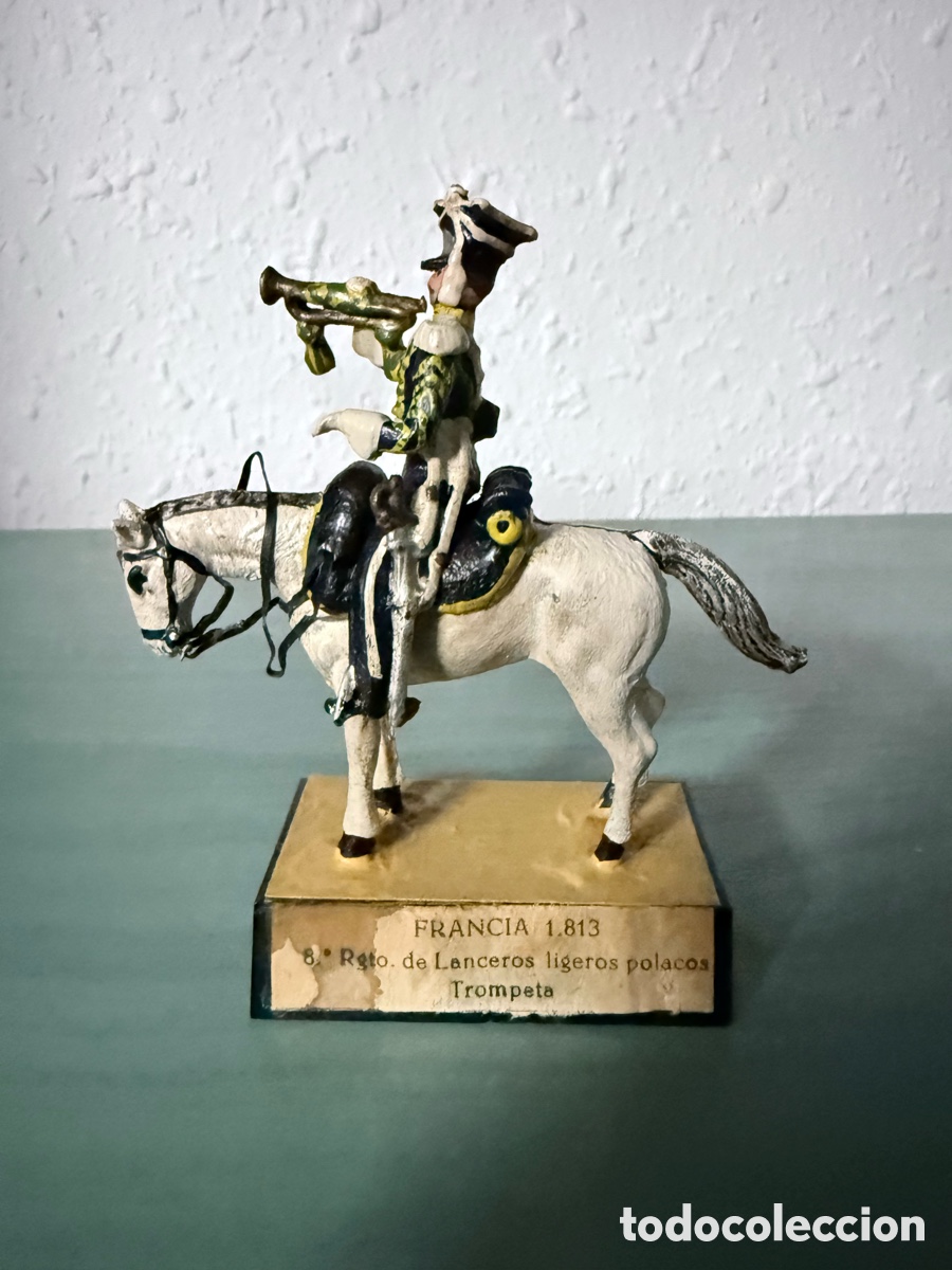 Altes Spielzeug: Soldado a caballo Jos&eacute; Almirall 54MM
