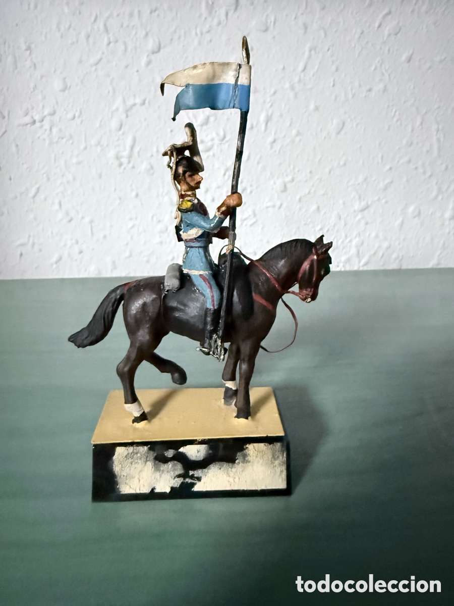 Altes Spielzeug: Soldado a caballo Jos&eacute; Almirall 54MM