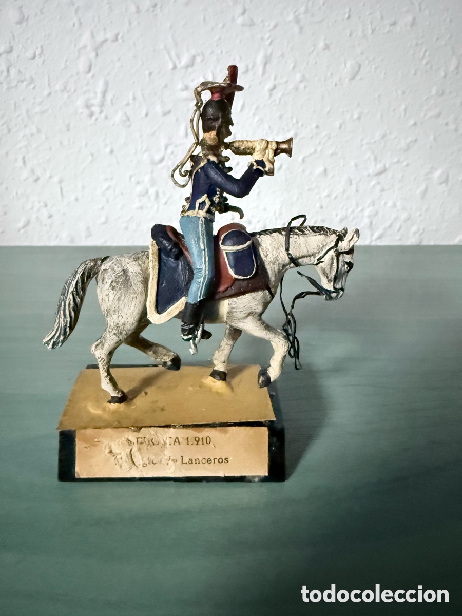 Altes Spielzeug: Soldado a caballo Jos&eacute; Almirall 54MM