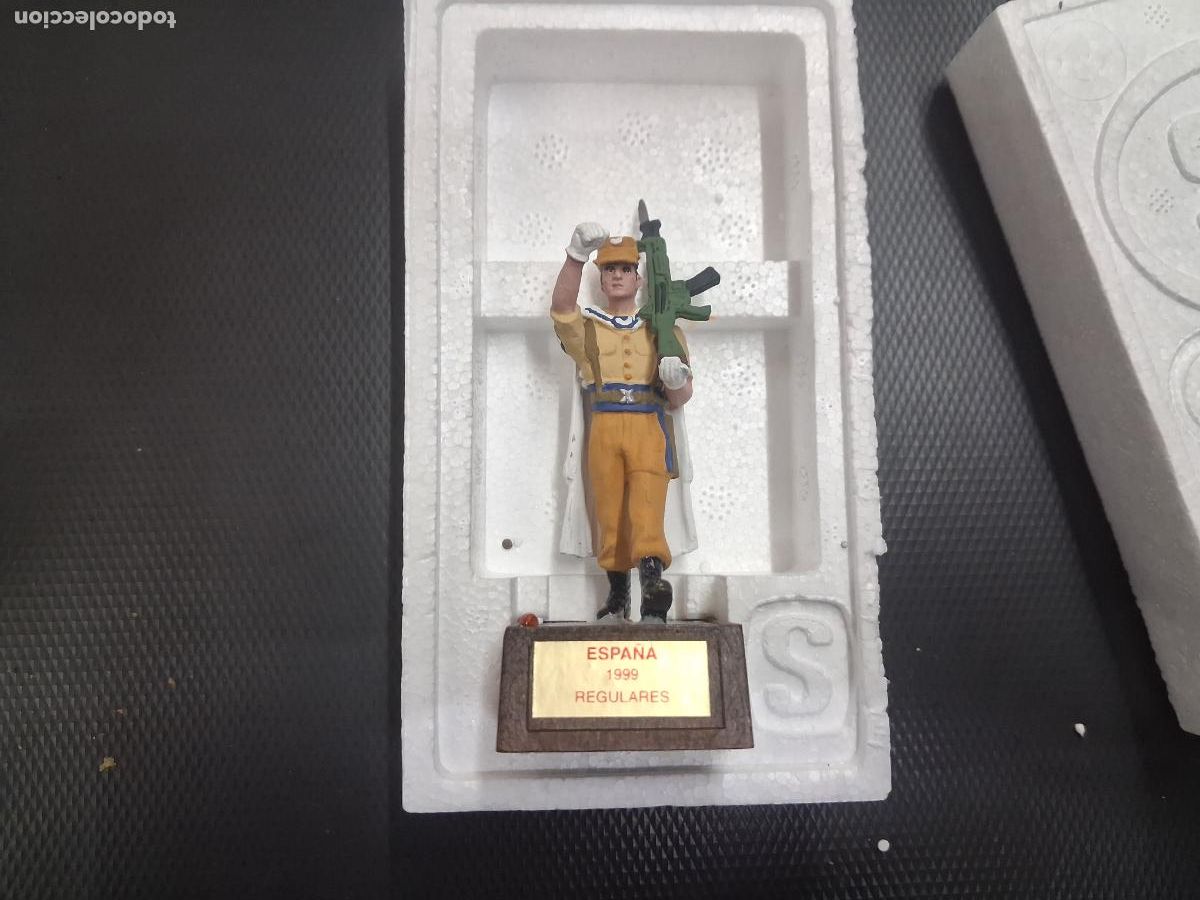 Juguetes Antiguos: SOLDAT SOLDADITO PLOMO ESPA&Ntilde;A REGULARES 1999 NUEVO EN CAJA CORCHO ORIGINAL