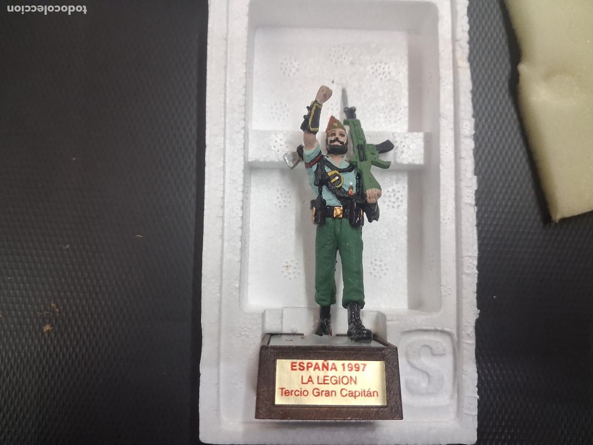 Juguetes Antiguos: SOLDAT SOLDADITO PLOMO ESPA&Ntilde;A LA LEGION 1997 TERCIO GRAN CAPITAN NUEVO EN CAJA CORCHO ORIGINAL