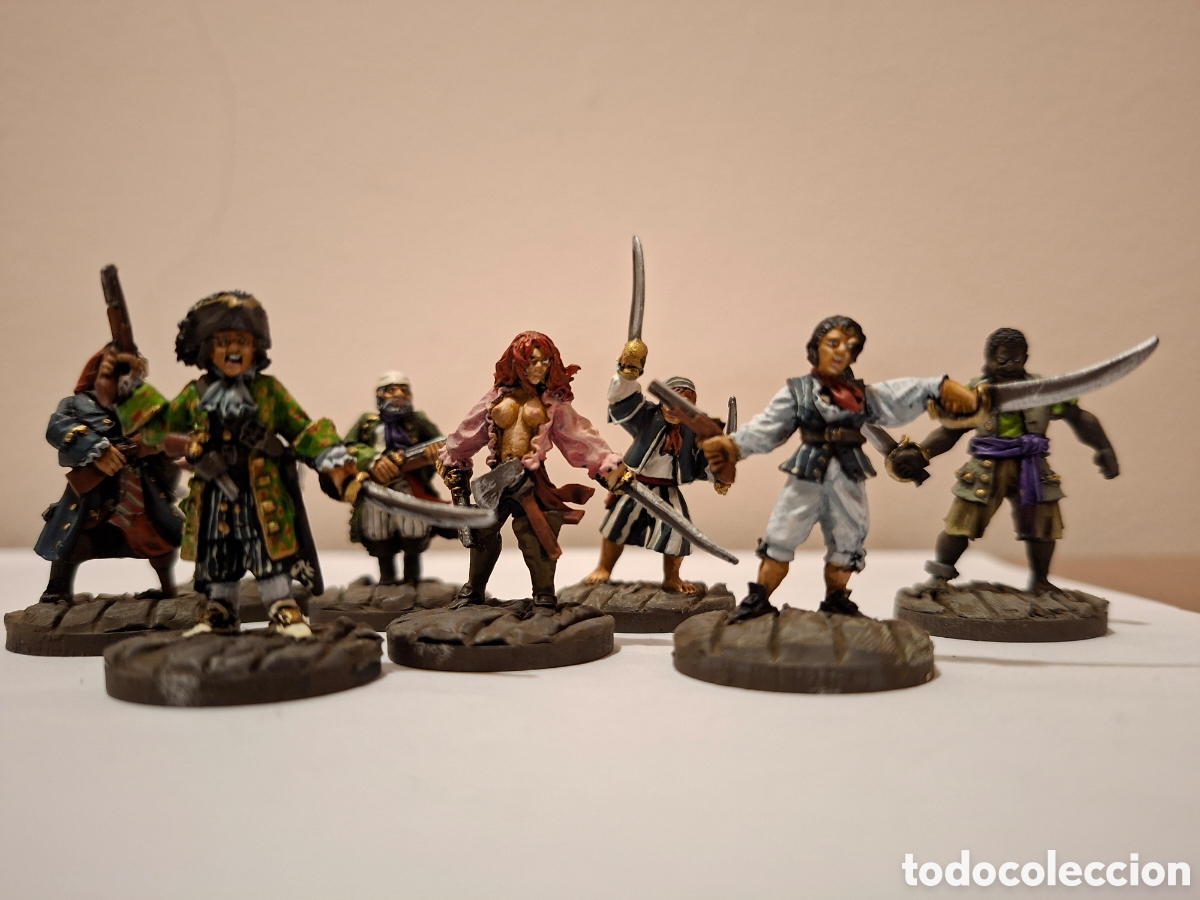 Juguetes Antiguos: FIGURAS de LOS PIRATAS DE CALICO JAK (ON THE SEVEN SEAS)