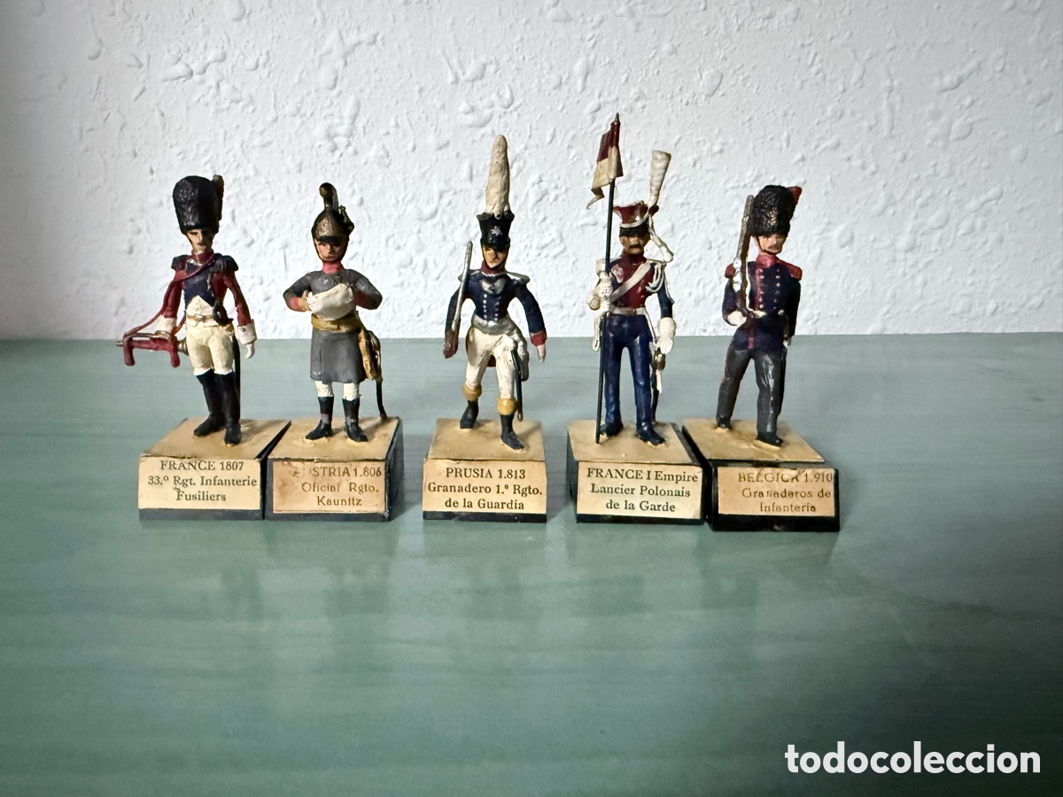 Jogos Antigos: Soldados Almirall &eacute;poca napole&oacute;nica 54MM