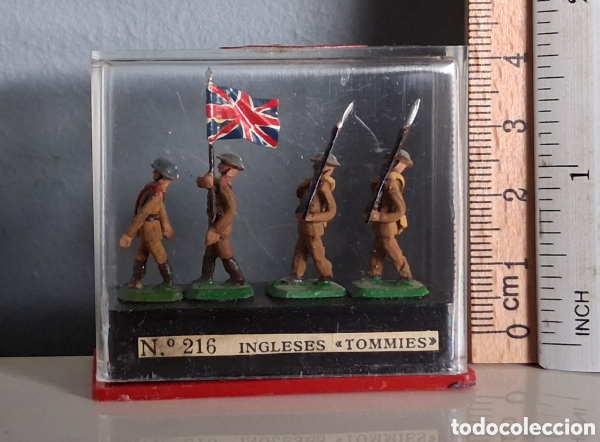 Juguetes Antiguos: Miniploms de ALyMER, Ingleses (Tommies) N&uacute;mero 216