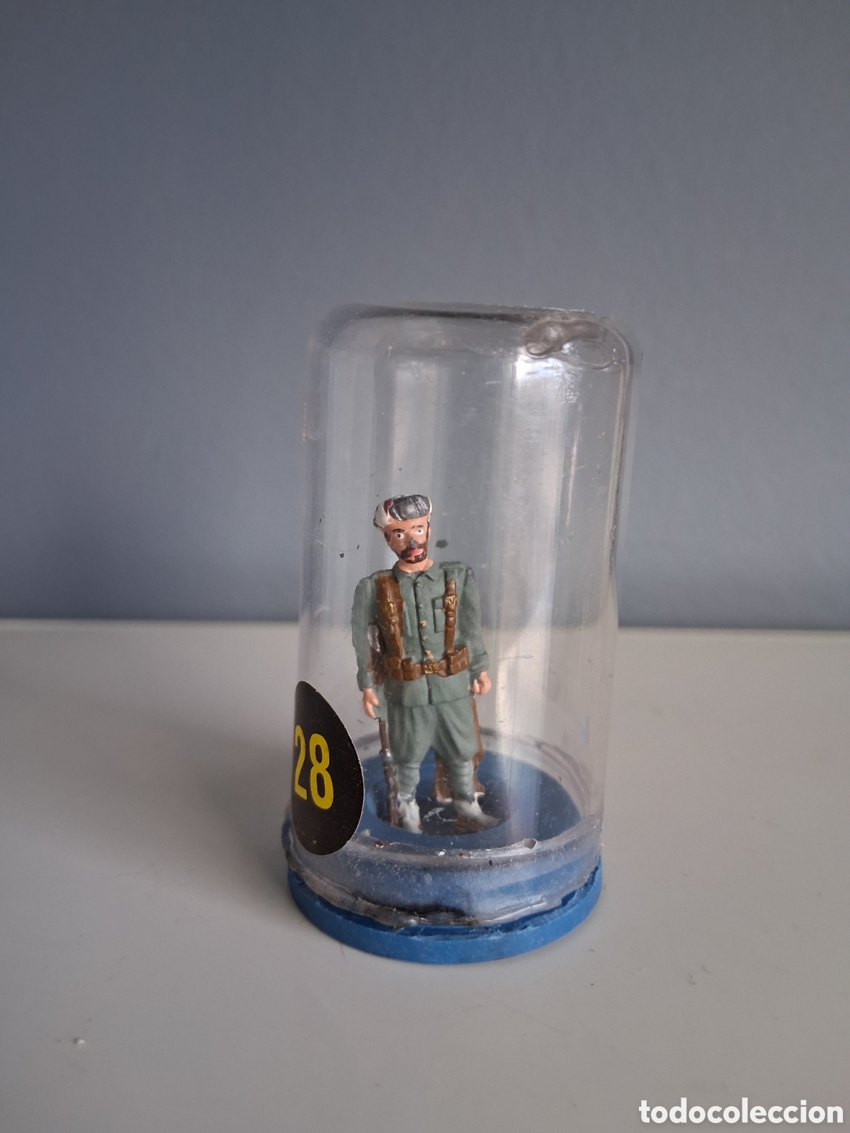 Altes Spielzeug: ALyMER, serie tropas espa&ntilde;olas, a&ntilde;os 60/70, soldado regular, figura n&uacute;mero 28