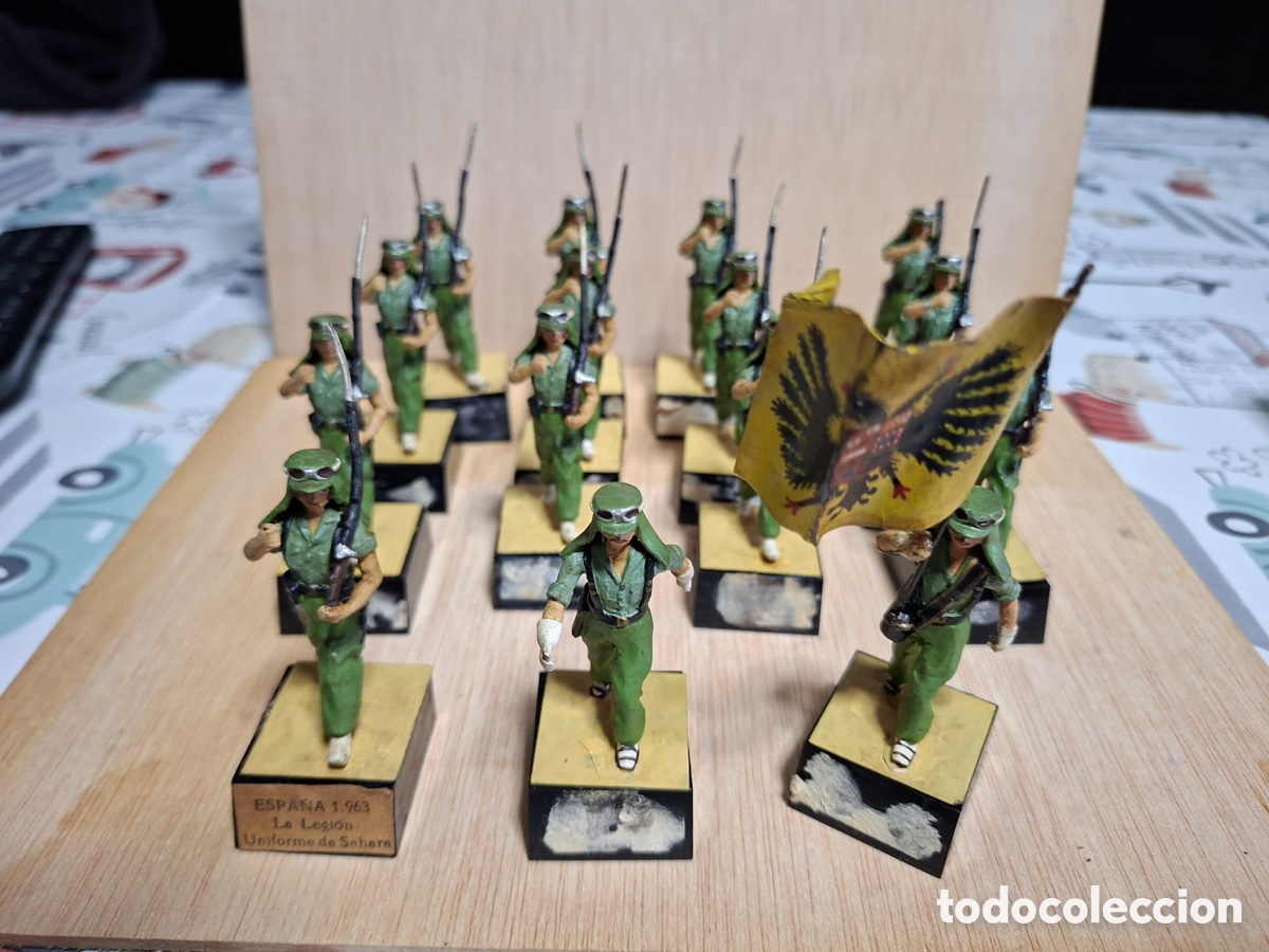Juguetes Antiguos: Formaci&oacute;n legi&oacute;n espa&ntilde;ola Almirall 54MM