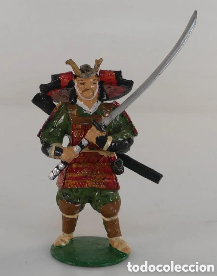 Juguetes Antiguos: SOLDADITO DE PLOMO - SAMURAI- OBJETO DE COLECCION