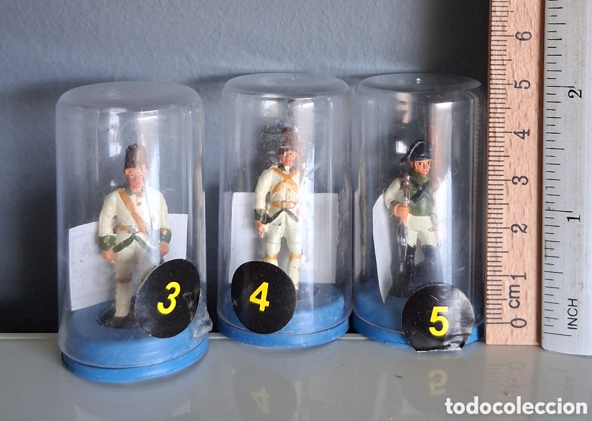 Jeux Anciens: ALyMER, serie tropas espa&ntilde;olas siglos XVIII al XX, soldados &eacute;poca napole&oacute;nica, figuras n&uacute;m. 3, 4 y 5