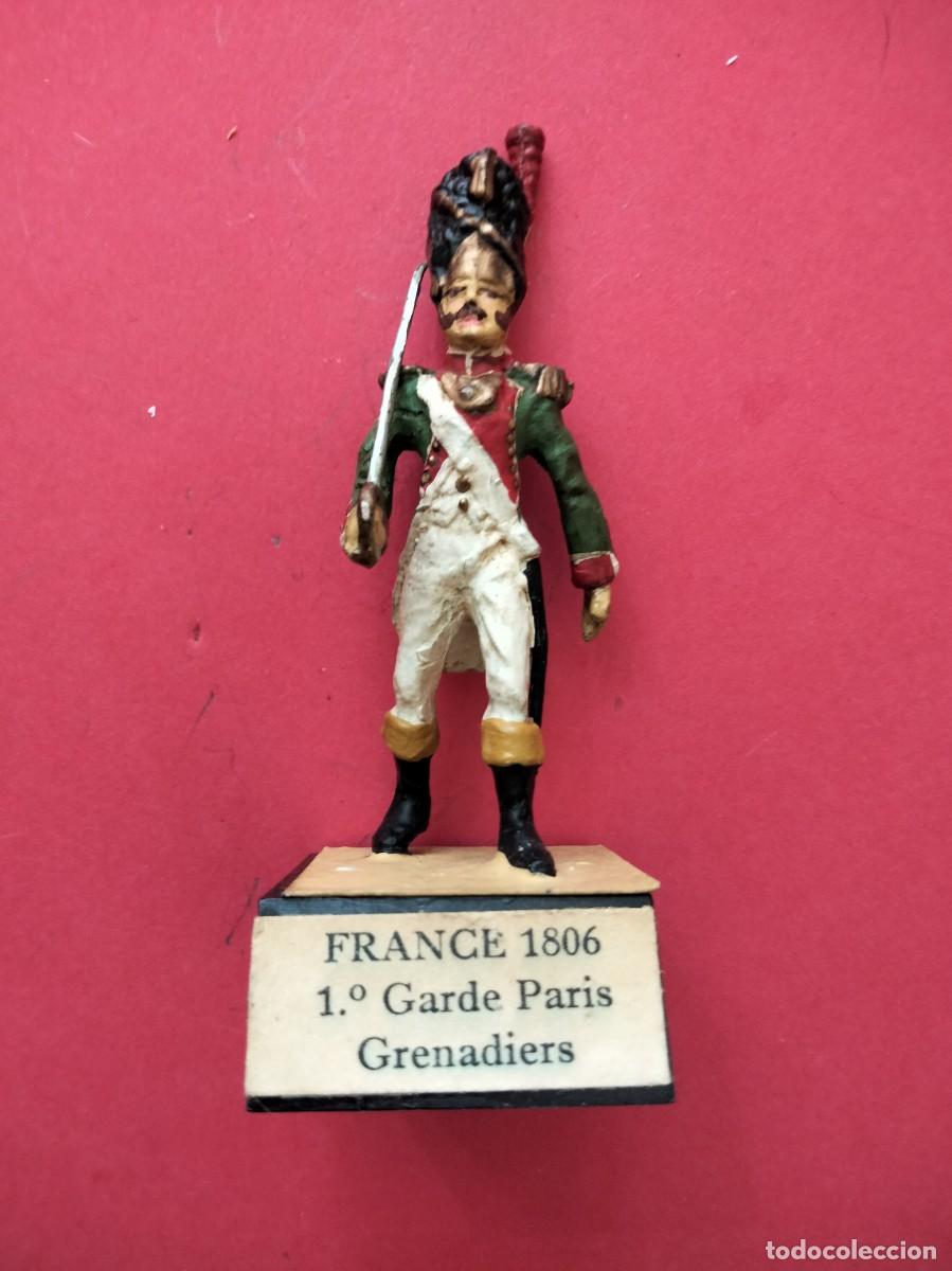 Juguetes Antiguos: Soldado de plomo FRANCE 1806 ,1&deg;Garde Paris GrenadiersALMIRALL