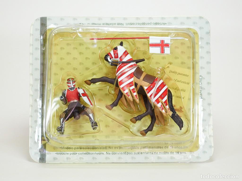 Juguetes Antiguos: Figura Plomo CRUZADO DEL REY LUIS IX | Caballeros de las Cruzadas Altaya | Frontline | BL&Iacute;STER NUEVO