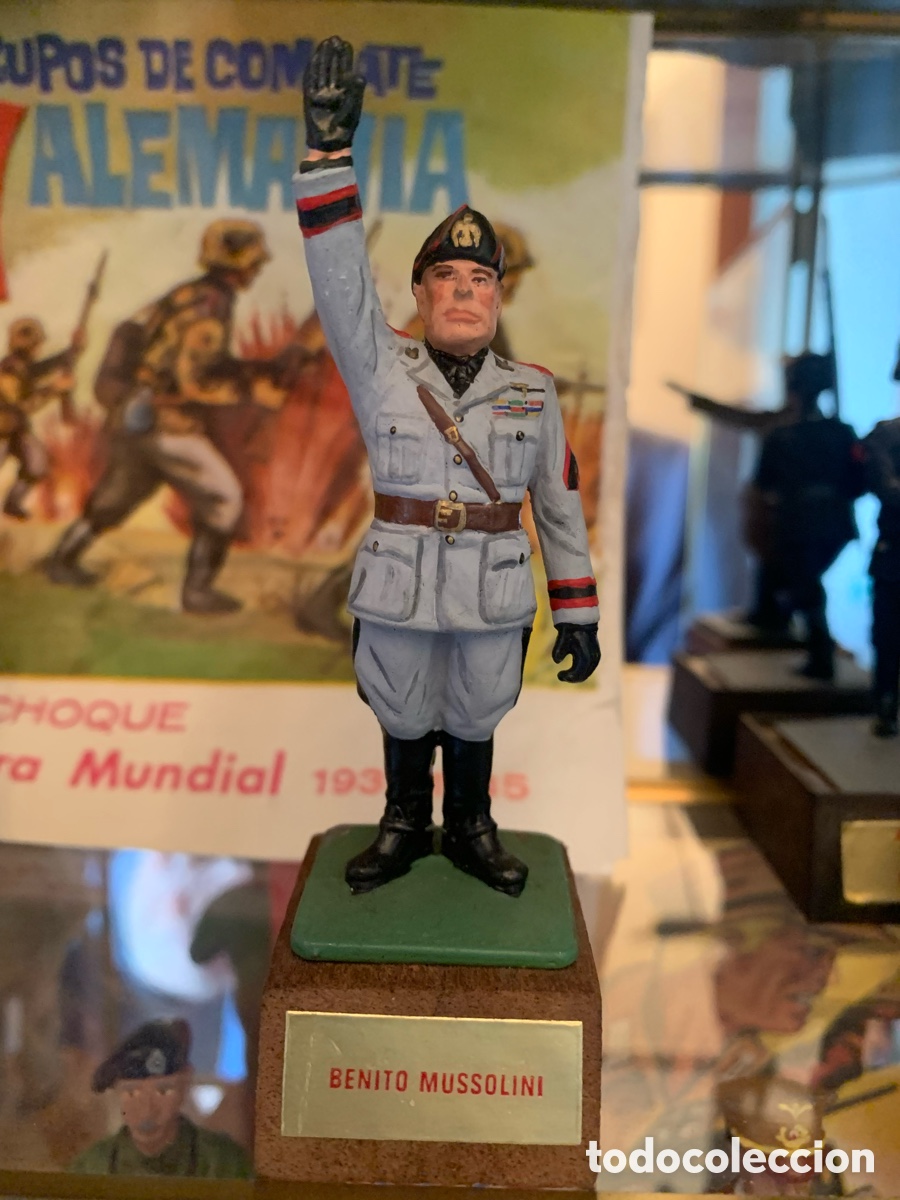 Juguetes Antiguos: BENITO MUSSOLINI . FIGURA DE PLOMO. COLECCI&Oacute;N SOLDAT.