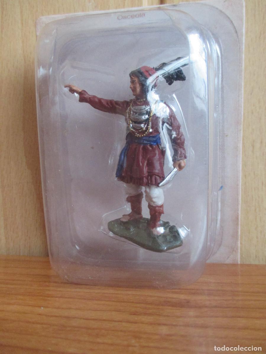 Juguetes Antiguos: INDIOS NATIVOS AMERICANOS: FIGURA DE PLOMO INDIO OSCEOLA , 1/32