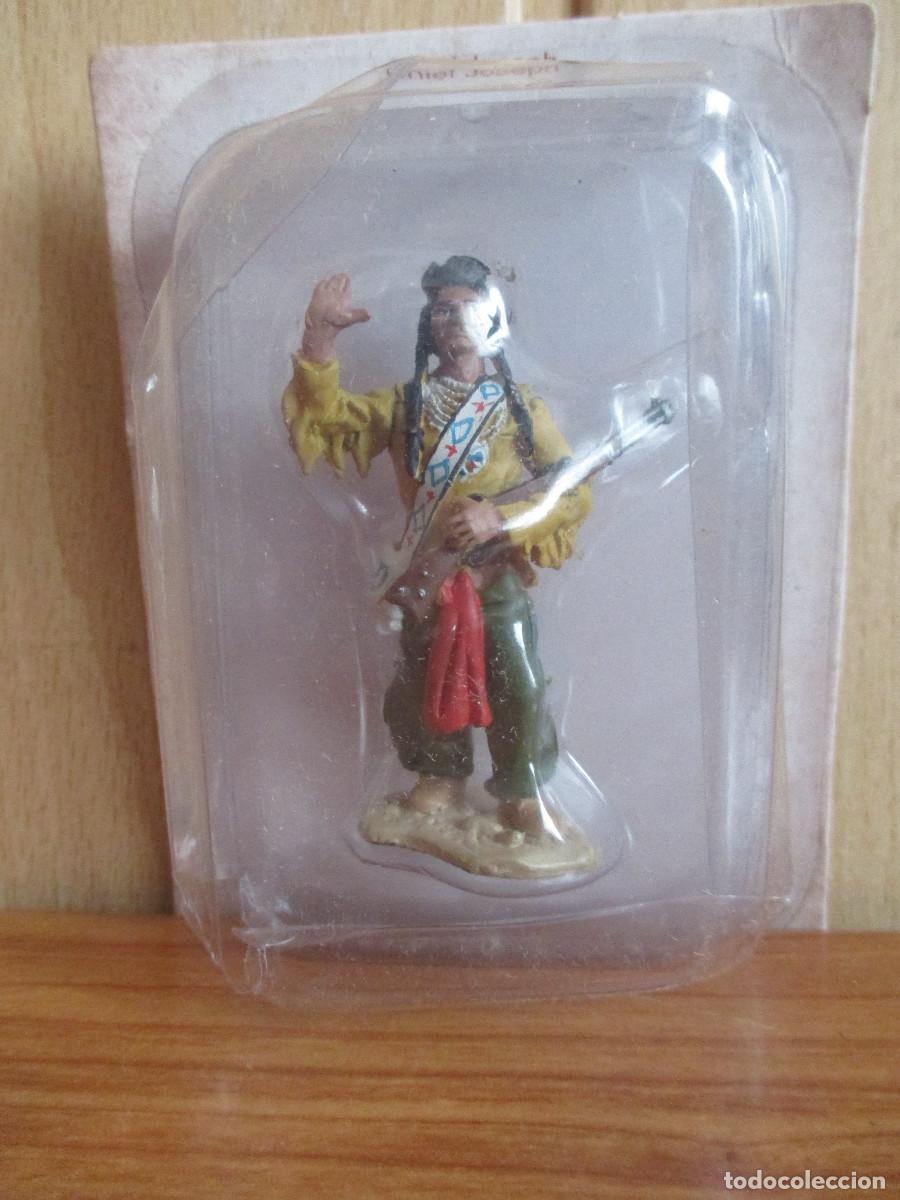 Juguetes Antiguos: INDIOS NATIVOS AMERICANOS: FIGURA DE PLOMO JEFE INDIO JOSEPH , 1/32
