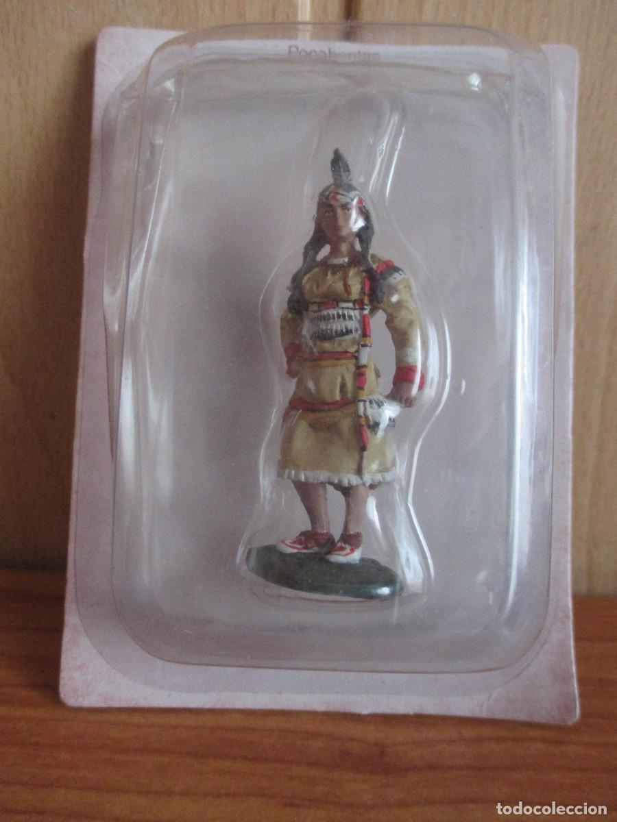 Juguetes Antiguos: INDIOS NATIVOS AMERICANOS: FIGURA INDIA POCAHONTAS , 1/32