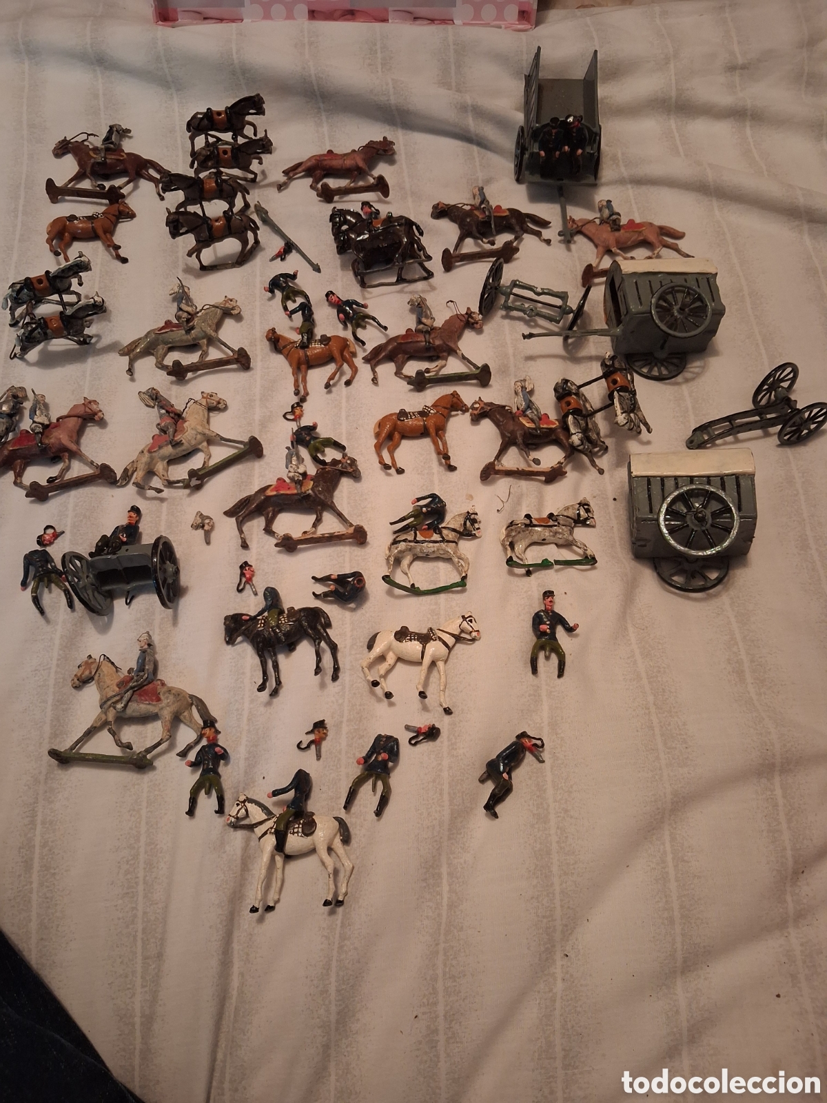 Juguetes Antiguos: Lote soldados plomo antiguos