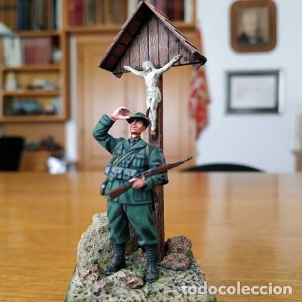 Juguetes Antiguos: SOLDADO DE PLOMO - 54 MM - WW2: ALPINO ITALIANO 1943 - HORNET & WOLF - WW2: SOLDADO DE UN - 54MM