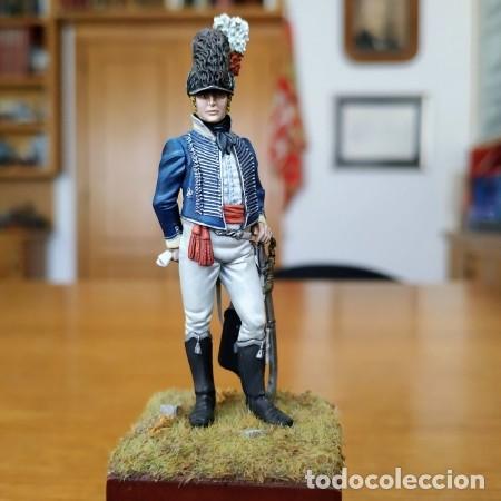 Juguetes Antiguos: SOLDADO DE PLOMO - 54MM - PEGASO MODELS - OFICIAL BRIT&Aacute;NICO DE DRAGONES LIGEROS 1811- ANDREA